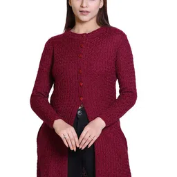 Varenyam Women Longline Cardigan-image-43