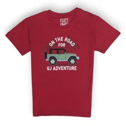 Gini and Jony Boys Graphic Printed Round Neck Cotton T-shirt-picture-26