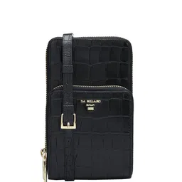 Da Milano Unisex Textured Messenger Bag-picture-23