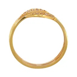 BHIMA 22K BIS Hallmark 916 Purity Yellow Gold Halfway Ring image 5