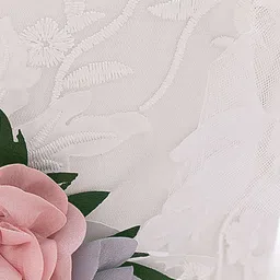 FOREVER FRIDAY Embroidered Flutter Sleeve A-Line Dress image 2