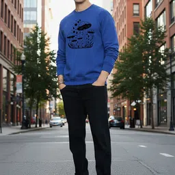 Moda Rapido Men Printed Crew Neck Sweatshirt-picture-20