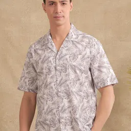 THINC Men Floral Opaque Printed Casual Shirt-image-39