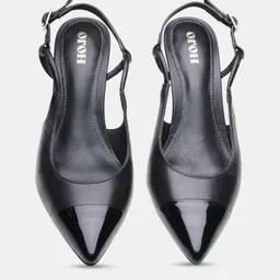 Oroh Leather Party Stiletto Pumps with Bows image 2