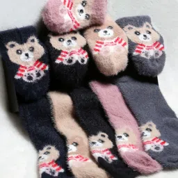N2S NEXT2SKIN Kids Pack Of 5 Patterned Ankle-Length Socks image 2