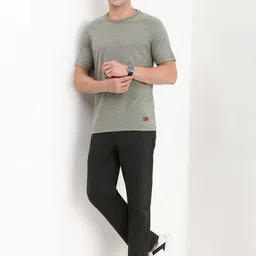 Allen Solly Men Slim Fit Mid-Rise Regular Trousers image 4