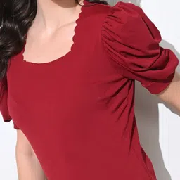 IUGA Puff Sleeve Top image 2