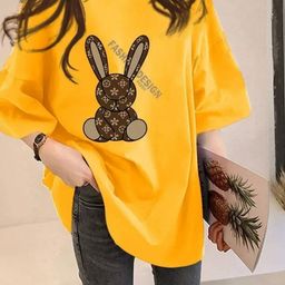 KPOP Printed Drop-Shoulder Sleeves Oversized T-shirt-picture-26