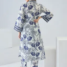 Indo Era Printed Pure Cotton Tunic & Trousers Co-Ords image 3