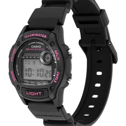 Casio Men Resin W-220H-1A2VDF Black Digital dial Bio-based Resin Band Watch D405 image 3