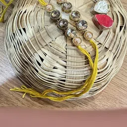 jn handicraft Designer Kundan Couple Rakhi-picture-44