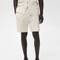 MANGO MAN Striped Casual Shorts-picture-23