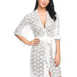 GuSo Shopee Women White Nylon Baby Dolls-image-24