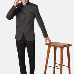 TAHVO Men Bandhgala 2 Piece Long Sleeves Suits image 5