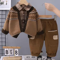 StyleCast x Revolte Boys Self Design Clothing Set-picture-36