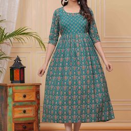 BAESD Ethnic Motifs Print Maternity Maxi Dress-image-73