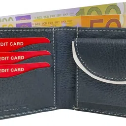 koochi Men Blue Artificial Leather RFID Wallet-picture-47