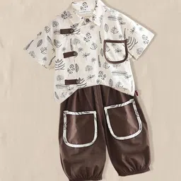 FOREVER FRIDAY Boys Floral Printed Shirt with Shorts-picture-26