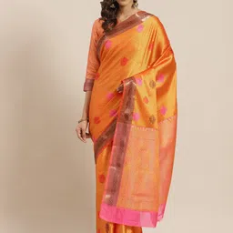 KIMISHA Woven Design Zari Banarasi Saree-picture-20