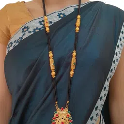 Bridal Big Pendal Long Mangalsutra 122-image-66