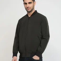 ColorPlus Mandarin Collar Bomber Jacket image 2