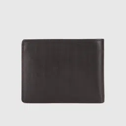 wrogn Men Black Genuine Leather Wallet - Regular Size image 3