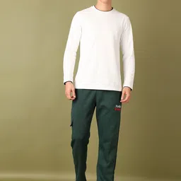 V-Mart Men Regular Fit Cotton Track Pant image 2