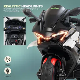 baybee Racing Battery Bike for Kids | Electric Ride-On Kids Bike with Foot Accelerator Bike Battery Operated Ride On image 2