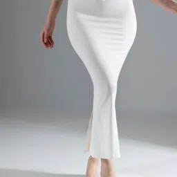 IndianRang Pack Of 2 Stretchable High-Rise 4-Way Stretchable Mermaid Fit Saree Shapewear image 4