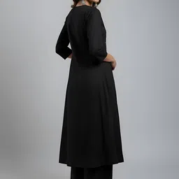 fusion by glitchez Printed Pure Cotton Tunic & Palazzos Co-Ords image 3