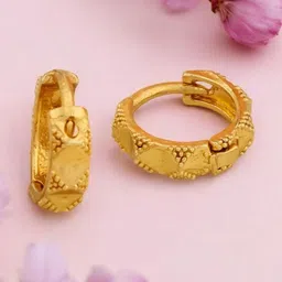 SHREE KRISHNA SHOPPING Gold-Plated Brass Earrings image 1