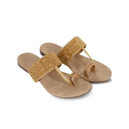 Anouk Women Embellished Ethnic One Toe Flats image 5