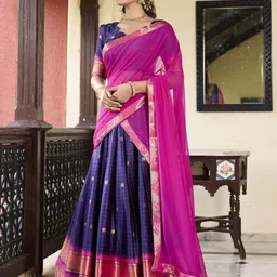 LOOKNBOOK ART Ready to Wear Lehenga & Unstitched Blouse With Dupatta-picture-18