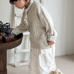 LULU & SKY Boys Cable Knit Pullover image 3