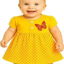 KidzzCart Polka Dot Print Fit & Flare Dress image 3