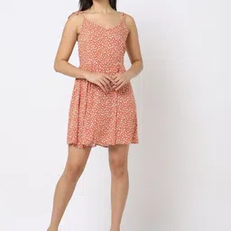 GAP Women Floral Printed Fit & Flare Dress-picture-38