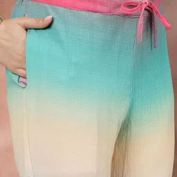 routes by all about you all about you Ombre Printed Shirt with Trousers Co-Ords image 4