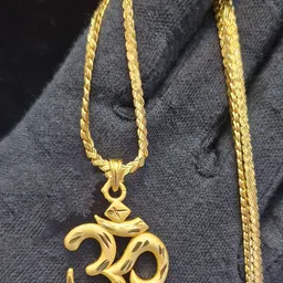 Anshenterpris Gold-Plated OM Pendants With Chains-picture-8