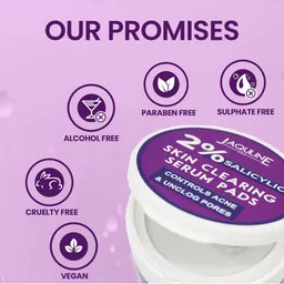 Jaquline USA 2% Salicylic Skin Clearing Serum Pads - 40 Pads image 2