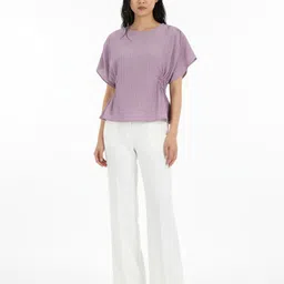 glitchez Extended Sleeves Smocked Top image 2