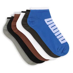 Puma Unisex Set Of 6 Patterned Cotton Ankle Length Socks image 2