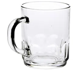 Somil Clear Glass Coffee & Tea Cup / Mug, Enjoy Your Drink in Style, Pack of 6, 200 Ml, 7.2 X 10 X 8.7 CM image 3