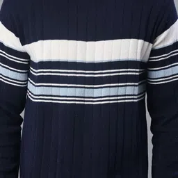 V-Mart Men Striped Pullover image 5