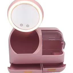 NOSCOMP Pink Set of 1 Regular Makeup Organiser Organisers image 4