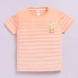 LITTLE NINJA Boys Printed Applique T-shirt-image-72