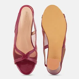 DressBerry Embellished Party Block Peep Toes image 5