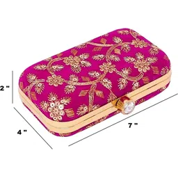 Rapid Costore Embroidered Box Clutch image 3