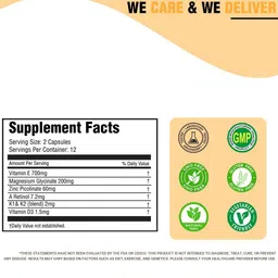 IMEMYSELF SUPPLEMENTS Fat Soluble Vitamins Capsules - 24 Capsules image 2