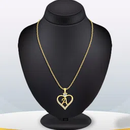 Heer Collection Silver-Plated Heart Shaped Pendants with Chains image 1