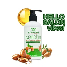 Ayuwings Wellness Keratin Smooth Hair Shampoo- 250 ml image 4